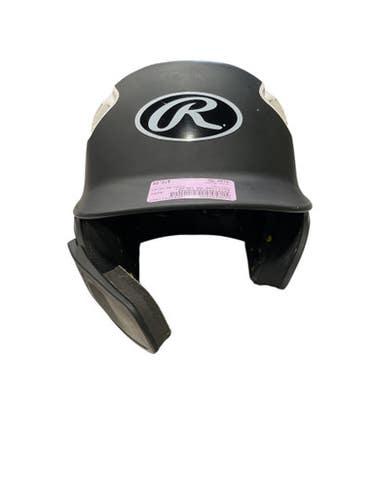 Used Rawlings BB HALMET Batting Helmet No Mask Black MD 11847-S000033655