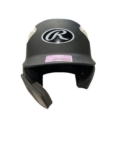 Used Rawlings BB HALMET Batting Helmet No Mask Black MD 11847-S000033655