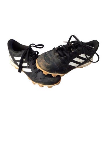 Used Adidas ADIDAS BASEBALL CLEATS BB/SB Cleats Black Junior 01.5 11760-S000089618