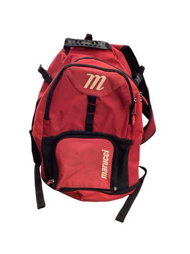 Used Marucci BACKPACK BB/SB Player Backpack Red 11760-S000089527