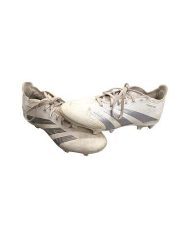 Used Adidas Soccer Cleats White Youth 08.5 11760-S000089524
