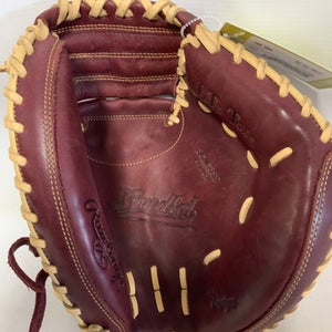 Used Rawlings SCM33SS BB/SB Catchers RH Throw Maroon 33" 11823-S000037783