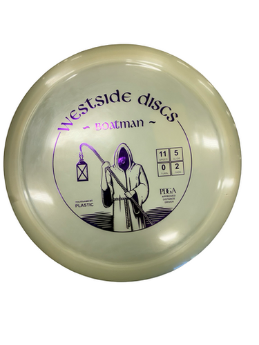 Used Westside BOATMAN Disc Golf Driver White 11682-S000129653