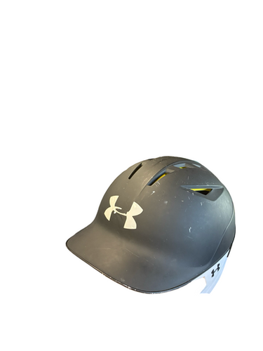 Used Under Armour HELMET Batting Helmet No Mask Black MD 11682-S000129678