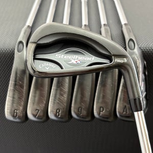 CALLAWAY STEELHEAD XR PRO IRON SET 5-A