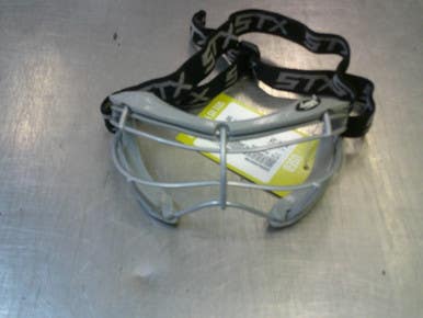 Used STX GOGGLES Lacrosse Facial Protect Grey SM 11339-S000200096
