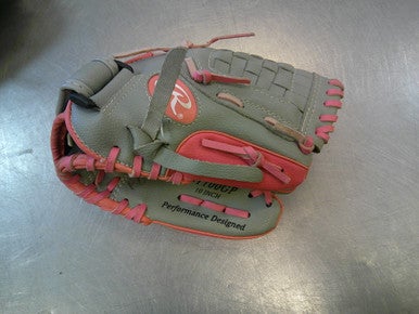 Used Rawlings STORM BB/SB Glove RH Throw Grey 10" 11339-S000200080