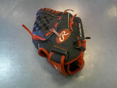 Used Rawlings BRYCE HARPER MODEL BB/SB Glove RH Throw Black 10" 11339-S000200203