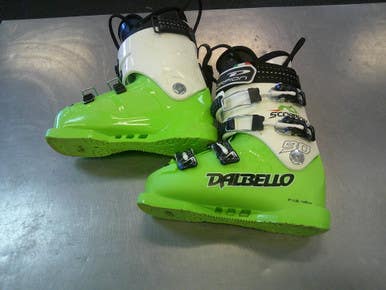 Used Dalbello SCORPION 90 Womens DH Ski Boot Green 235 MP - J05.5 - W06.5 11339-S000200183