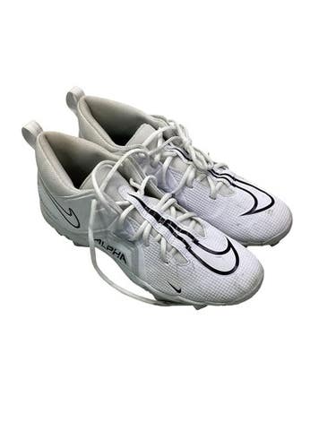 Used Nike ALPHA FB CLEATS Adult FB Cleats White Senior 11 11347-S000265851