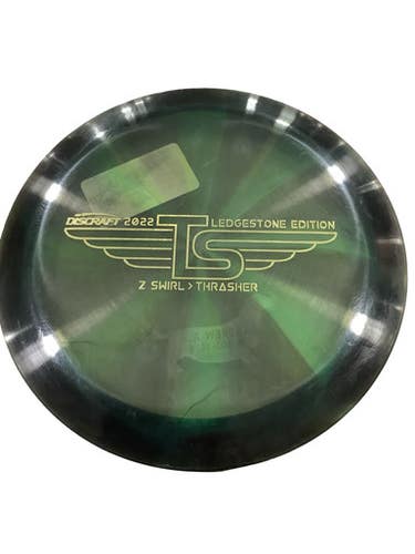 Used Discraft LEDGESTONE EDITION Z SWIRL THRASHER Disc Golf Driver Green 11347-S000265840