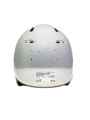 Used Victus 6 1/2 - 7 1/2 BB HELMET Batting Helmet No Mask White MD 11347-S000265810