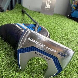 ODYSSEY - White HOT RX V-Line Fang - Putter - Steel	- Used - LH - 34'' + COVER