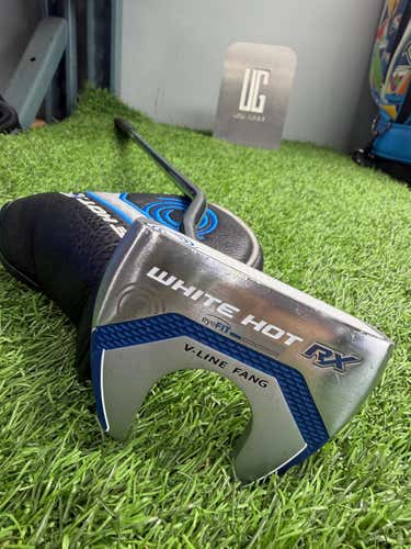 ODYSSEY - White HOT RX V-Line Fang - Putter - Steel - Used - LH - 34'' + COVER