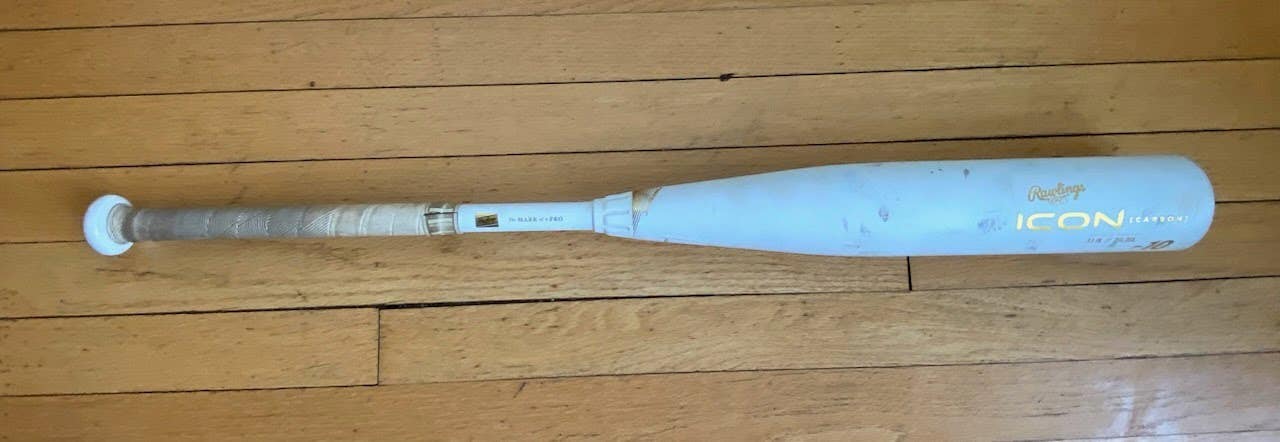 2024 Rawlings Icon Composite USSSA Certified Bat (-10) 21 oz 31" (Used)