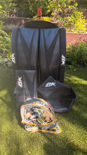 33+1" Brian's G-Netik Pro 3 Regular Goalie Full Set (Used)