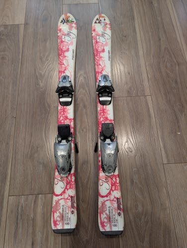 Kids Fischer 100 cm skis Comes with Boots 18-19.5 235 mm Rossignol