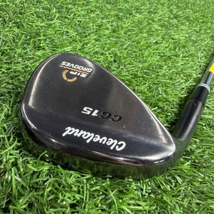 Cleveland - Black CG15 Zip Grooves - Wedge 56|14	- Steel - Wedge Flex - LH
