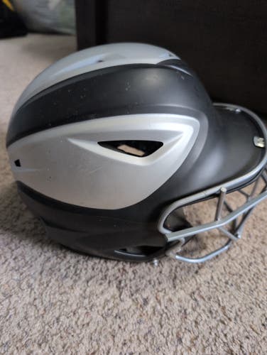 Black and silver Medium/Large All Star Batting Helmet (Used)