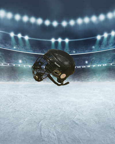 Reebok 4K Medium Black Helmet