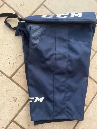 CCM Tacks PPPTKC Navy Blue OHL CHL QMJHL Pro Stock Hockey Pant Shell Senior Large