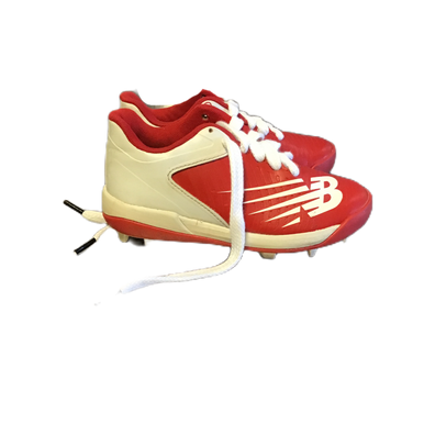Used New Balance 4040 V6 Molded Baseball Cleats Red Youth 12.0 11730-S000070165