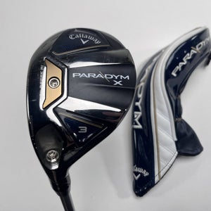 Callaway Paradym X 3 Hybrid 18* Aldila Ascent 50g Senior Graphite Mens LH HC