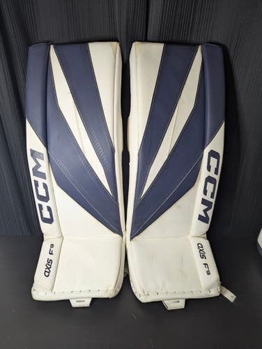 30+1 CCM Axis F9 Goalie Leg Pads (Used)