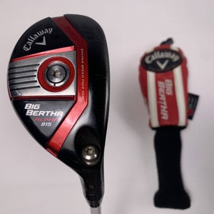 Callaway Big Bertha Alpha 815 Hybrid 18* Fujikura Speeder 865 Stiff RH HC