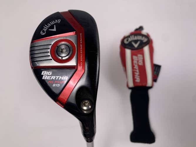 Callaway Big Bertha Alpha 815 Hybrid 18* Fujikura Speeder 865 Stiff RH HC