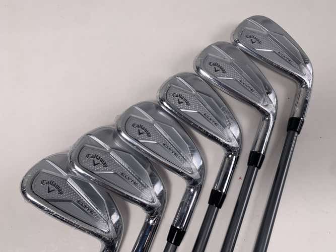 Callaway Elyte Iron Set 5-PW Project X Denali Blue 6.0 75g Stiff RH NEW