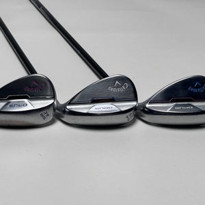 Callaway Opus Brushed Chrome Wedge Set 50*10 | 54*12 | 58*8 MMT Tour XStiff  RH