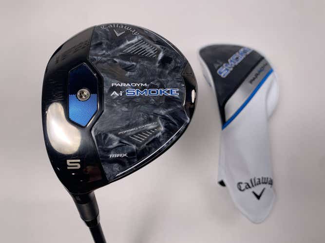 Callaway Paradym Ai Smoke Max 5 Fairway 18* Kai'li White 70X 70g XStiff LH HC