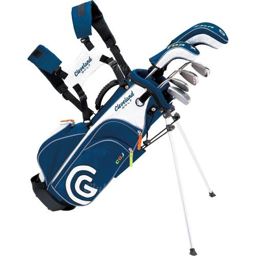 NEW JUNIOR Cleveland CGJ Medium 6-Piece Complete Club Set w/ Matching Stand Bag