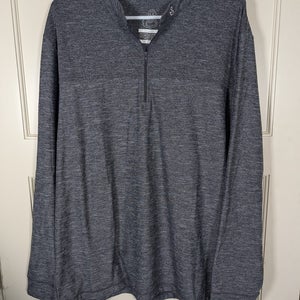 Swannies Pullover 1/4 Zip Stretch Performance Golf Men's Size: 2XL Gray