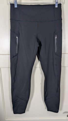 Athleta Rainier Tight Black Activewear Leggings Women's Size: M