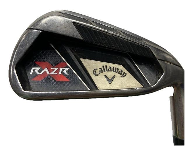 Callaway Razr X 7 Iron RH 75g Mid Low Torque Regular Graphite 37" New Mid Grip