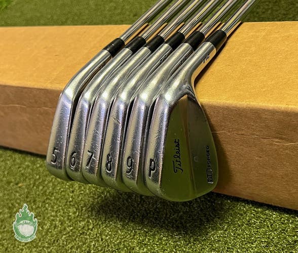 Used RH Titleist MB 712 Forged Irons 5-PW S300 Stiff Flex Steel Golf Set
