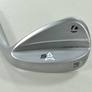 TaylorMade Milled Grind 5 Chrome 58*-08 Wedge RH MMT 75g Stiff Graphite # 211461