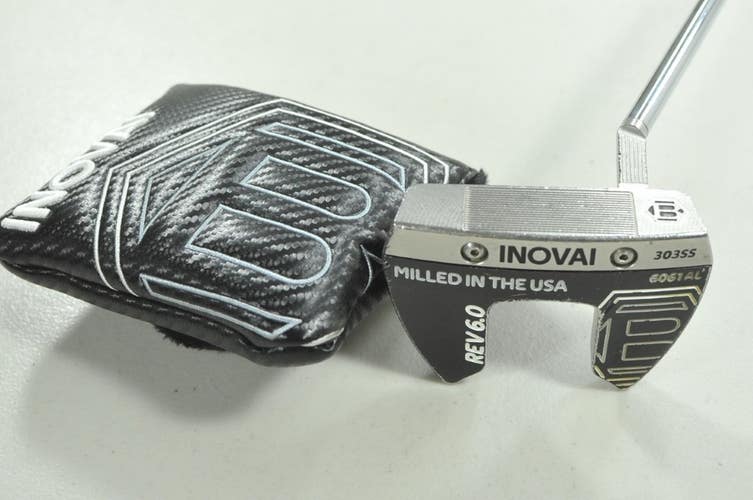 Bettinardi 2022 Inovai Rev 6.0 Slant Neck 35" Putter RH Steel w/ Cover  # 211792
