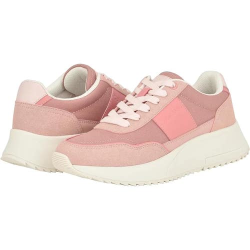 Calvin Klein Pippy Sneakers Women's 9.5 Pink Multi Low Top Casual Shoes LION428