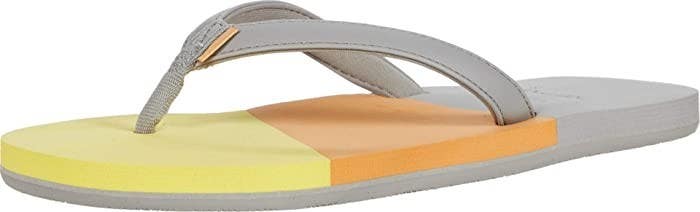 Hari Mari Meadows Asana 2100-216 Sandals Women 6 Gray Open Toe Flip Flop JOBB711