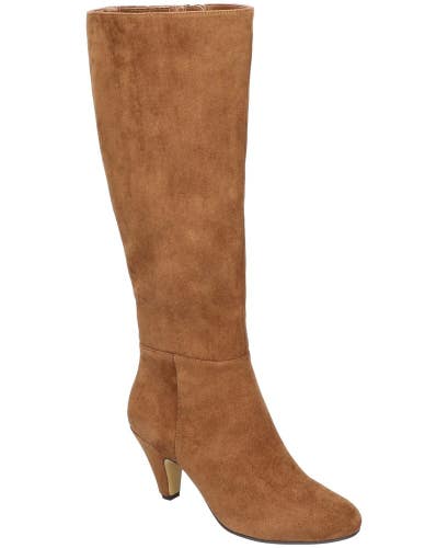 Bella Vita Corinne Womens US 9 Brown Faux Suede Round Toe Mid-Calf Boots LION671