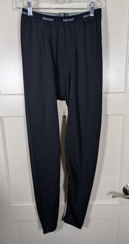 Marmot Women's Lightweight Base Layer Leggings Pants Size L Black