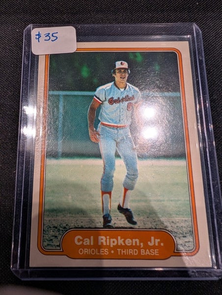 1982 Fleer - Cal Ripken Jr #176 (RC) Raw & SUPER CLEAN.