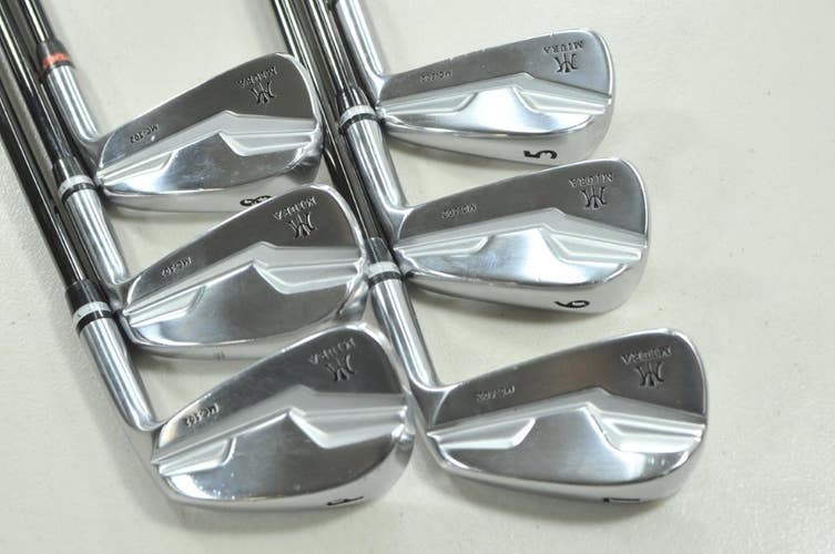 Miura MC-502 5-PW Iron Set Stiff Flex Right KBS $-Taper 120g Steel # 211757