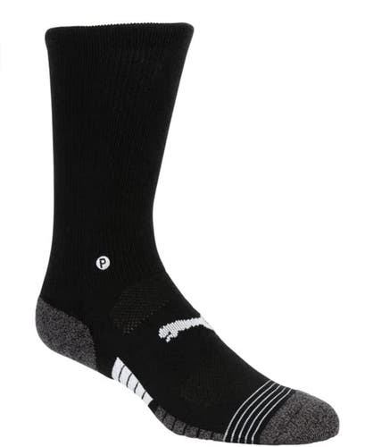 NEW Puma Tech Puma Black Mens Large (9-13) Golf Socks