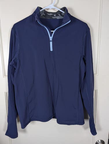Greyson Tate Quarter Zip Men's Size: S Long Sleeve Golf Stretch Navy Blue