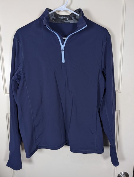 Greyson Tate Quarter Zip Men's Size: S Long Sleeve Golf Stretch Navy Blue