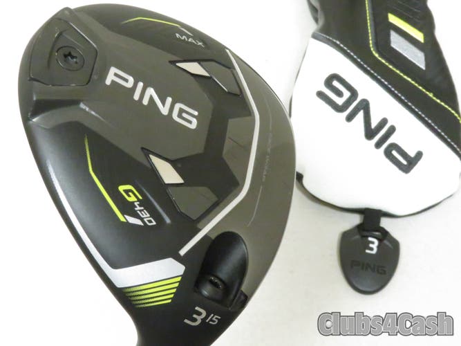 PING G430 Max Fairway 15° 3 Wood Alta CB 65 Black Stiff Flex +Cover .. MINT